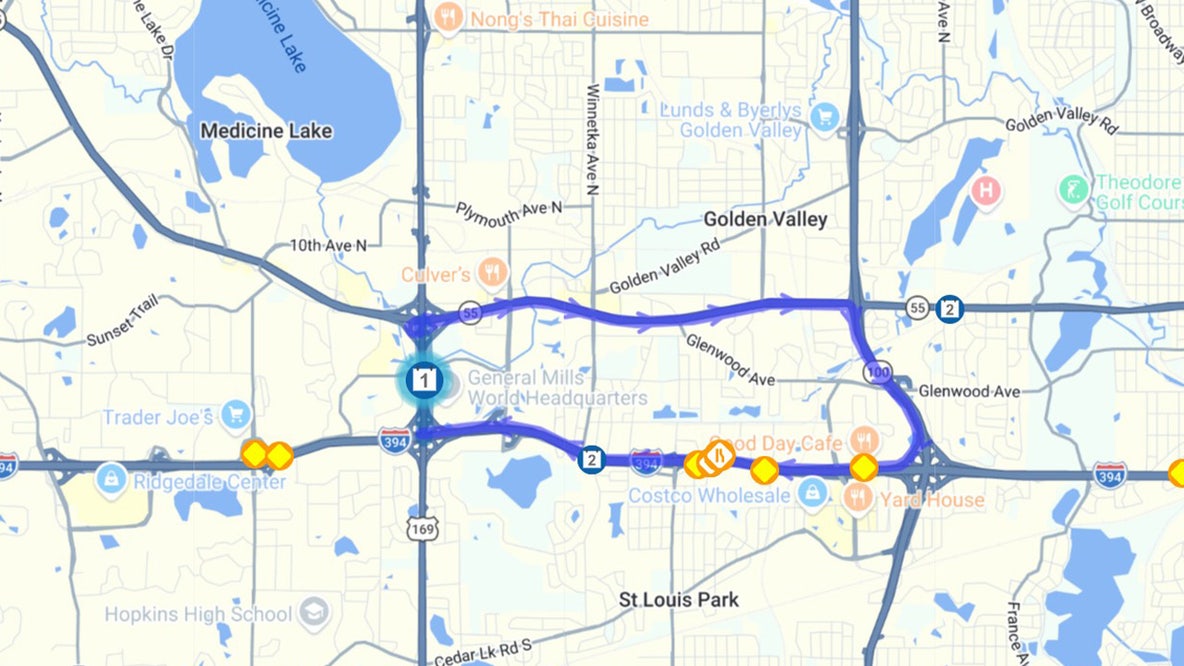 Hwy 169 southbound closed overnight June 1–3 between Hwy 55 and I-394