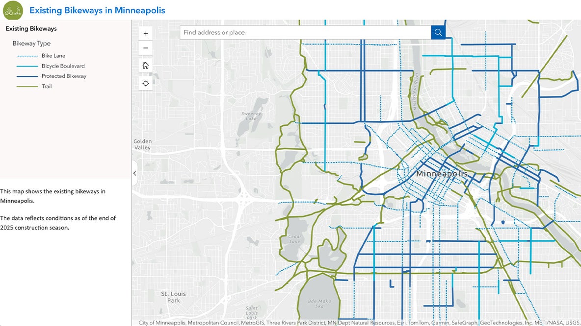 Minneapolis launches updated bikeway map showing newly charted routes