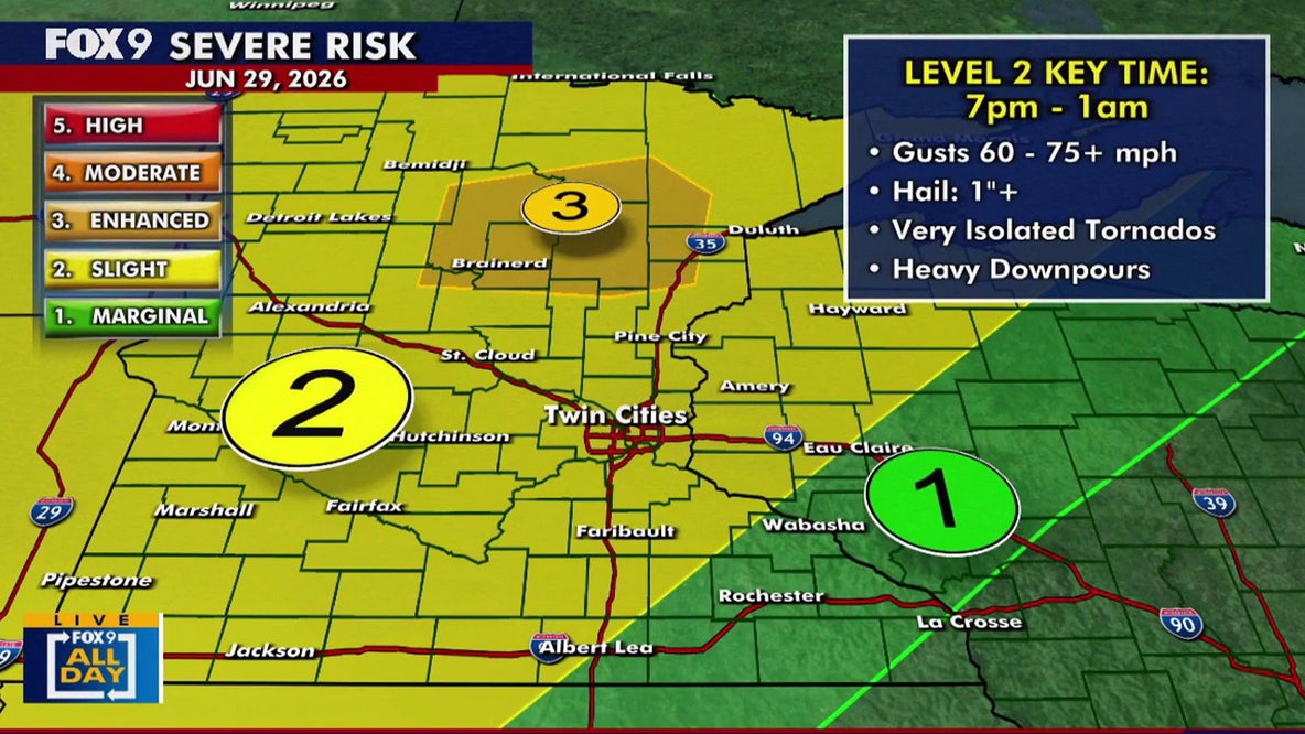Live updates: Tornado warnings, severe storms in northern Minnesota