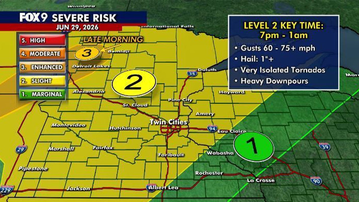 Live updates: Tornado warnings, severe storms in northern Minnesota