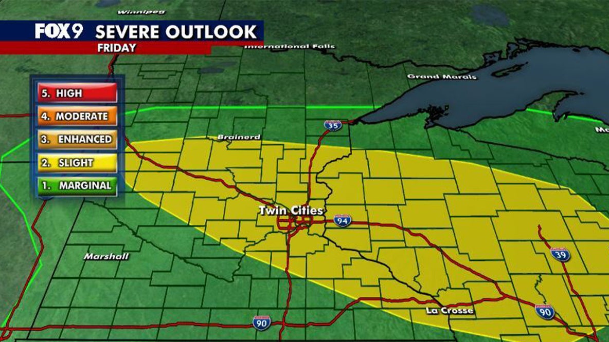 Minnesota weather: Warm and humid Friday with scattered storm chances