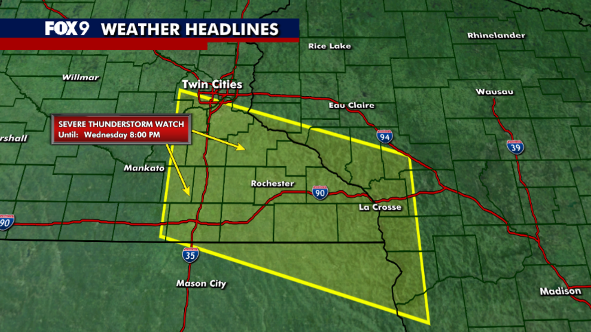 Live updates: Severe Thunderstorm Watch until 8 p.m. includes south metro