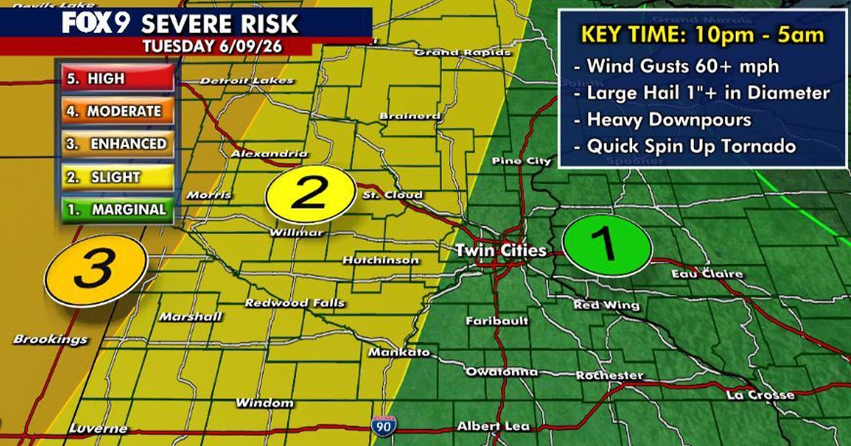 Minnesota weather: Hot and steamy ahead of potential storms late Tuesday night
