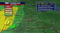 MN weather: Potential for storms in western MN
