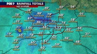 Minnesota weather: Rain totals from Sunday into early Monday
