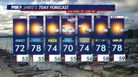 Minnesota weather: Breezy and sunny Sunday with late Monday rumbles