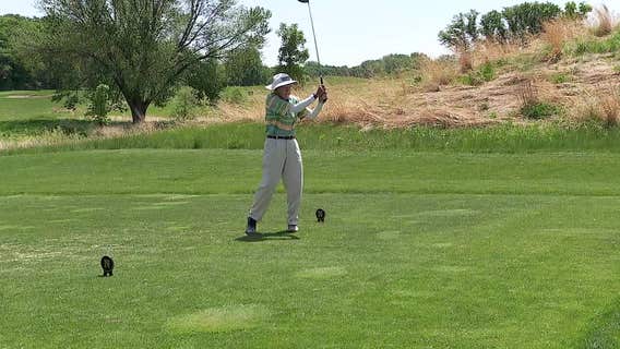 Edina man turns 100 still golfing, walking hallways with clubs to stay strong
