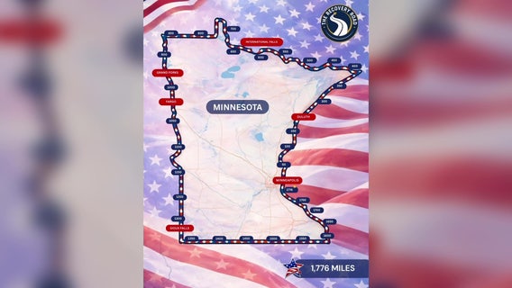 Minnesota man walks 1,776 miles for youth mental health awareness, resources