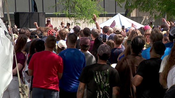 World Cup fans pack Peavey Plaza in Minneapolis for USA watch party