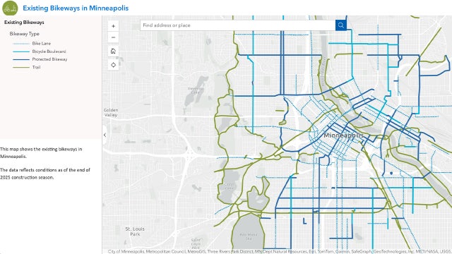 Minneapolis launches updated bikeway map showing newly charted routes