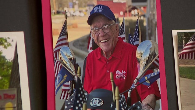 Patriotic Kenny memorial: Hundreds honor Navy veteran, TikTok icon