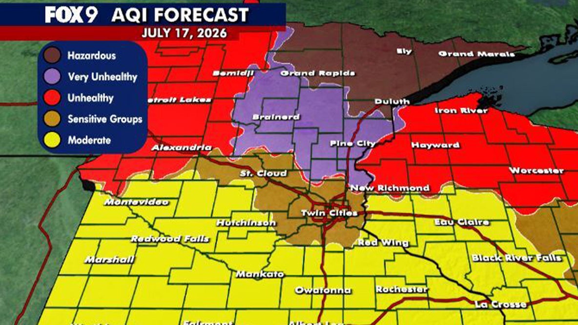 Minnesota weather: Heat wave continues as wildfire smoke retreats for some Friday