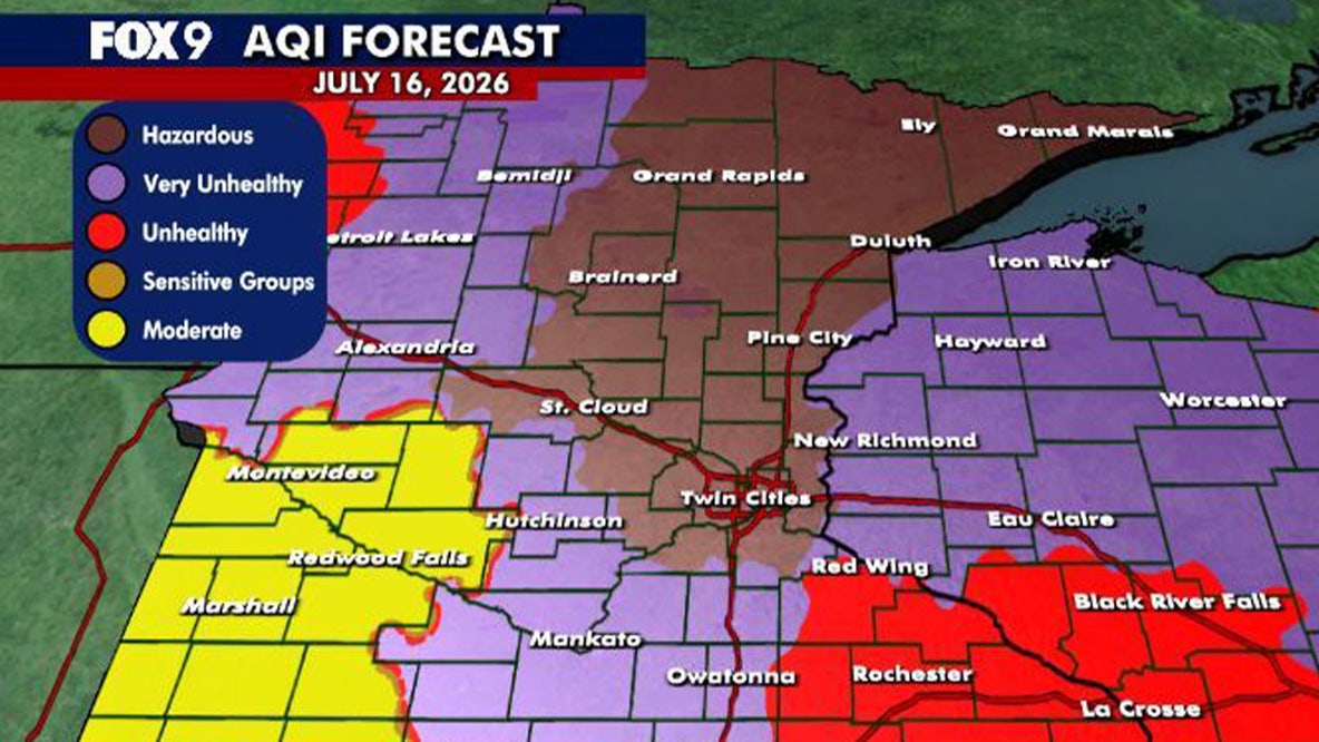 Minnesota weather: Hazardous air quality and heat continue Thursday