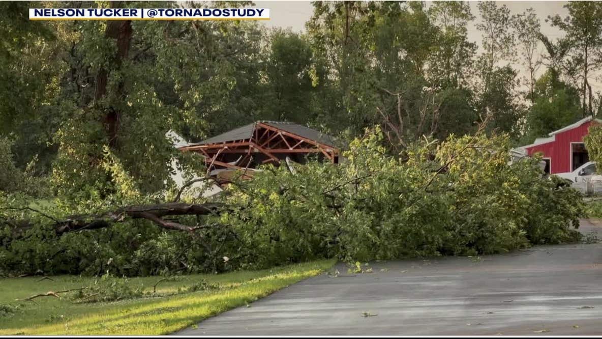 Suspected tornado in Becker County injures 2 people, causes significant damage