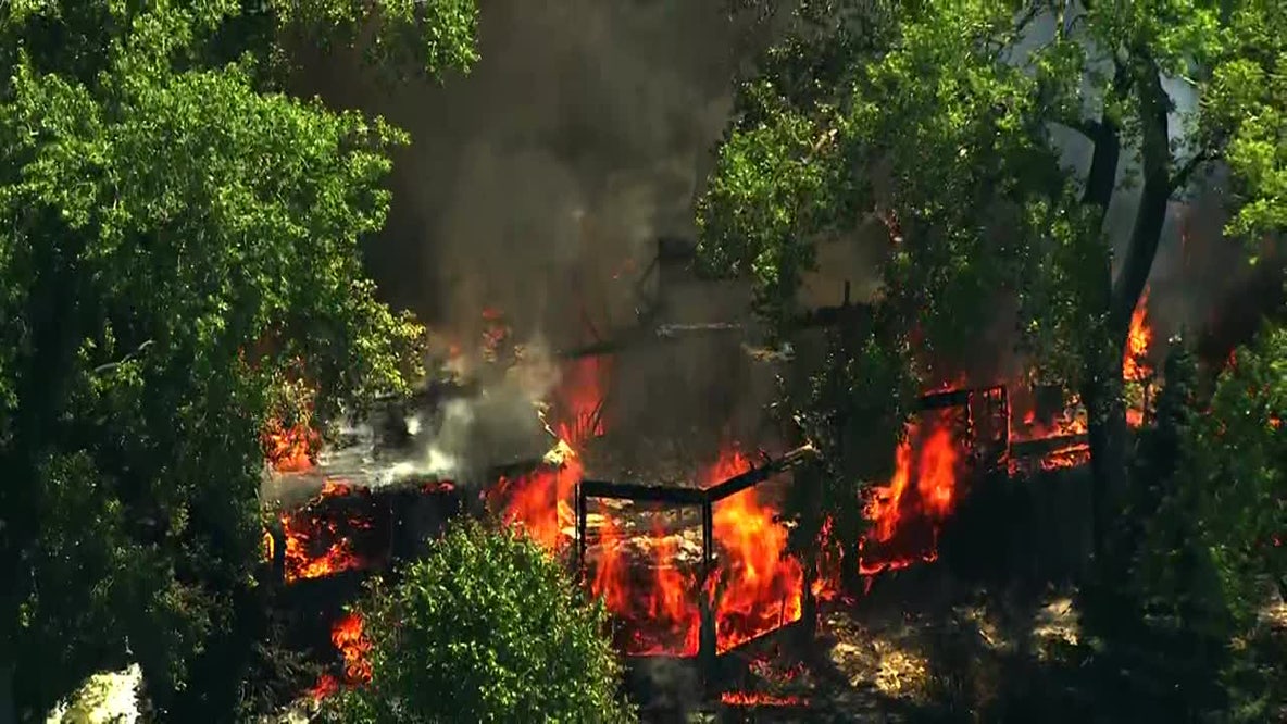Large fire burning in Burnsville after reported 'crisis situation'