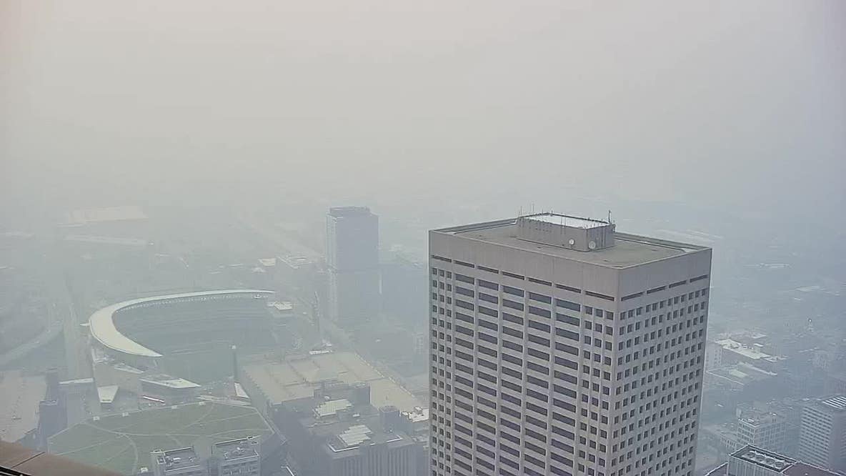 Minneapolis has world's second-worst air quality Thursday amid wildfire smoke