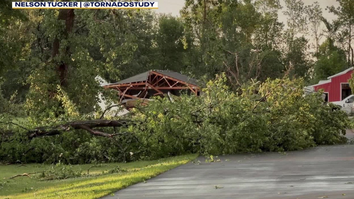 Suspected tornado in Becker County injures 2 people, causes significant damage