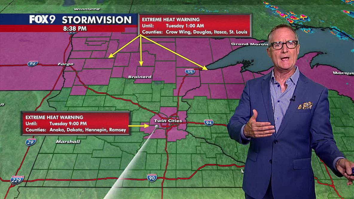 Minnesota weather: Extreme heat warning in effect in the Twin Cities
