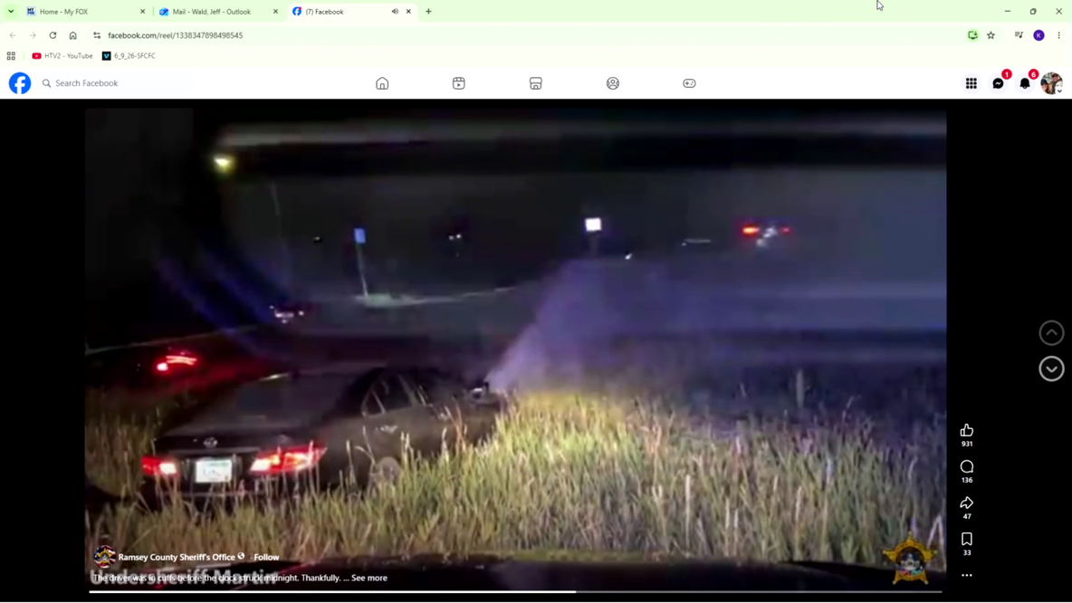 Ramsey County chase: 2 arrested after Lexus going 100 mph crashes