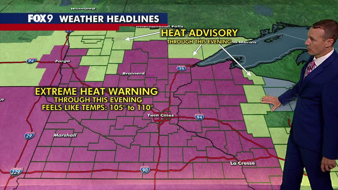 Minnesota weather: Tropical Sunday with late scattered storms possible