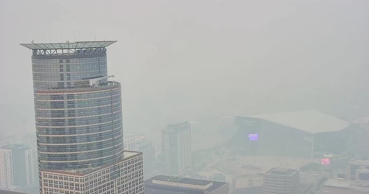 Hazardous air quality in Twin Cities as wildfires continue to burn