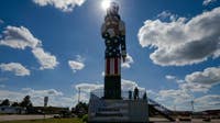 Luverne, Minnesota's 65-foot nutcracker, may be the tallest in the world