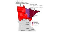 Minnesota air quality: MPCA issues alert through Monday, warns of hazardous conditions