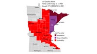 Minnesota weather: Air quality alert for wildfire smoke across MN, WI