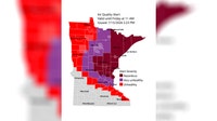 Minnesota air quality: Wildfire smoke intensifies alert for most of state