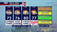 Minnesota weather: Scattered storms and a tropical feel Wednesday