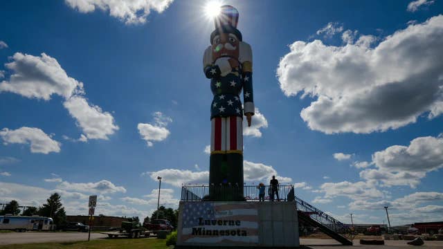 Luverne, Minnesota's 65-foot nutcracker, may be the tallest in the world