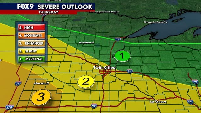 Minnesota weather: Tropical heat remains Thursday with storm chances overnight