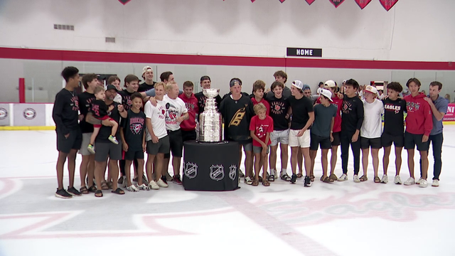Jackson Blake brings Stanley Cup to Eden Prairie hockey community