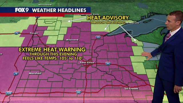 Minnesota weather: Tropical Sunday with late scattered storms possible
