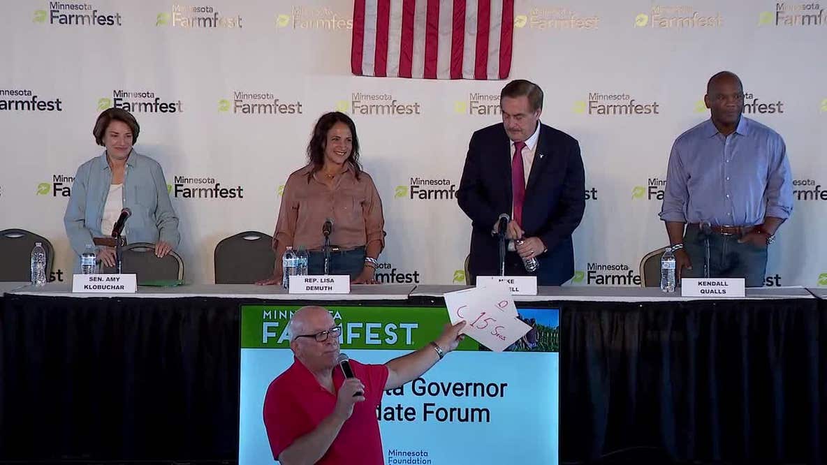 Farmfest 2026: Governor and Senate candidates clash over farming, immigration, and tariffs in Redwood County