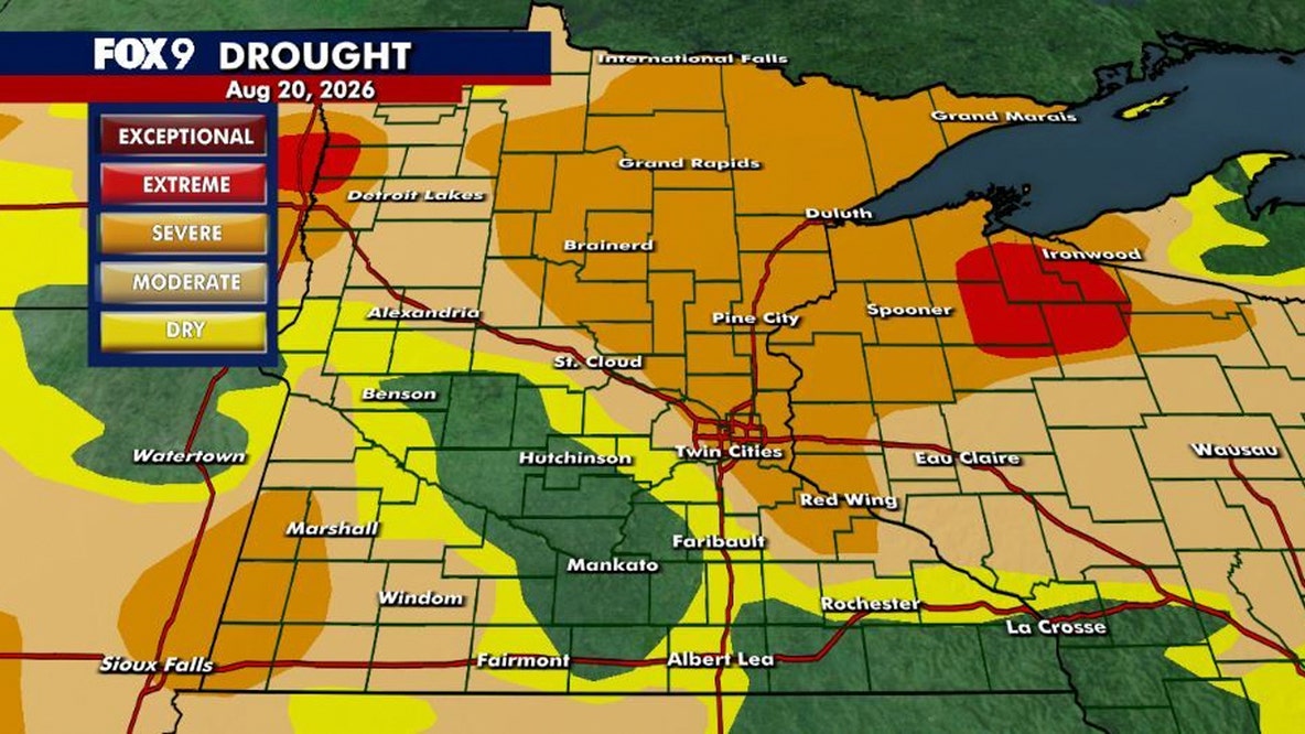 Minnesota drought: Nearly half of state experiencing severe drought