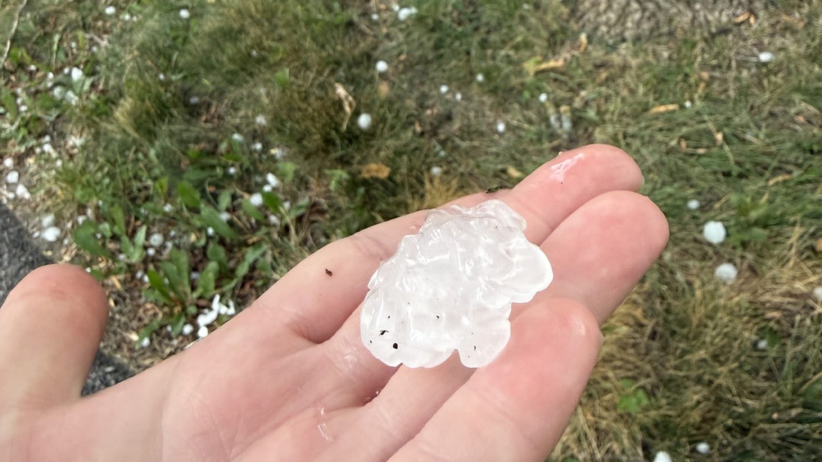 Minnesota weather: Photos of hail as storms move across state Friday