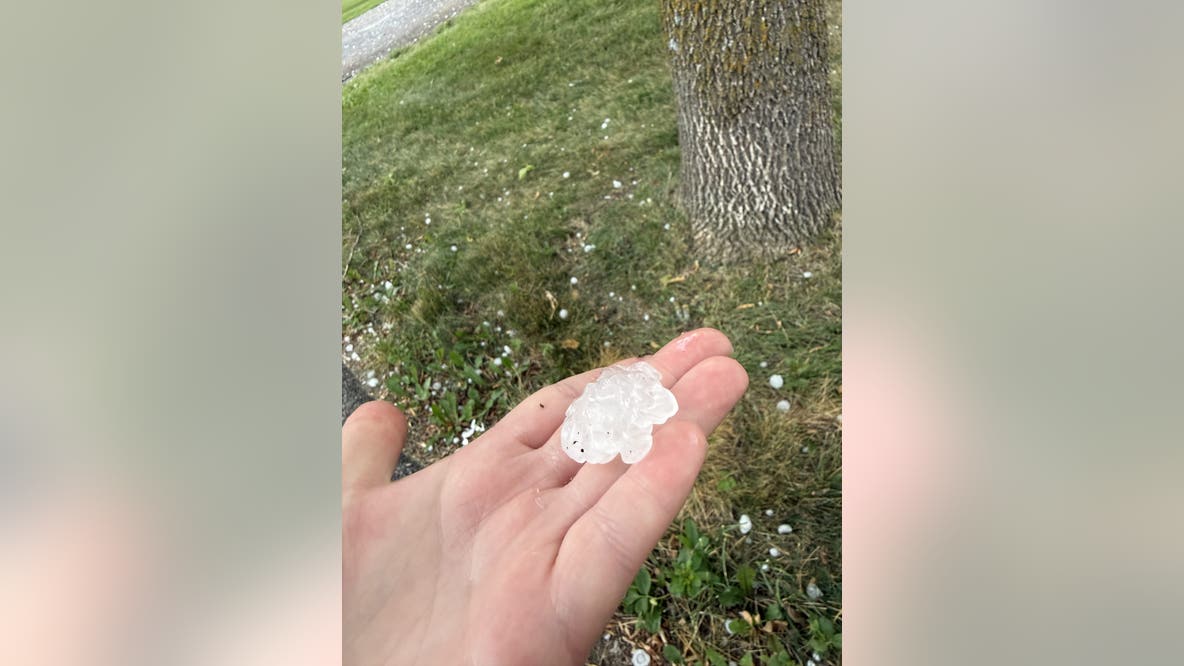 Minnesota weather: Photos of hail as storms move across Minnesota Friday