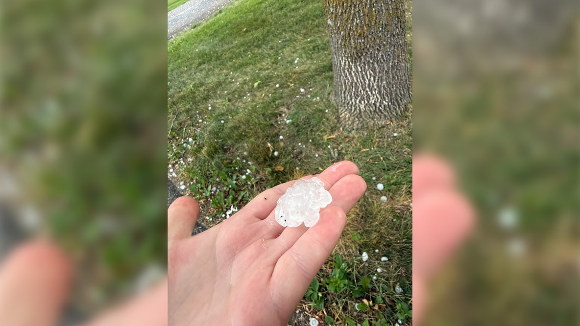Minnesota weather: Photos of hail as storms move across Minnesota Friday