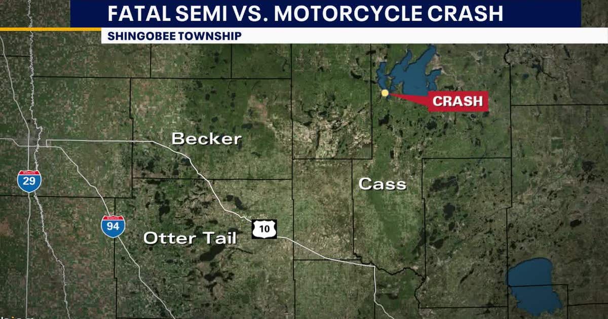 Motorcyclist run over by semi dies in Cass County crash