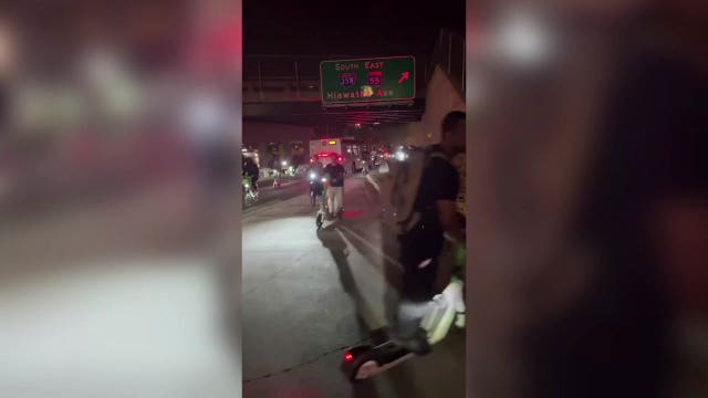 Minneapolis scooter takeover: Lime working to ban anyone who rode on I-35W
