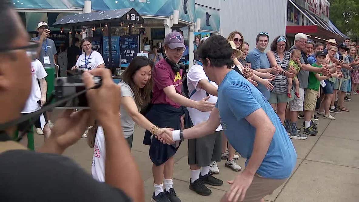 State Fair shuts down Congressional candidate Matt Little's world handshake record attempt