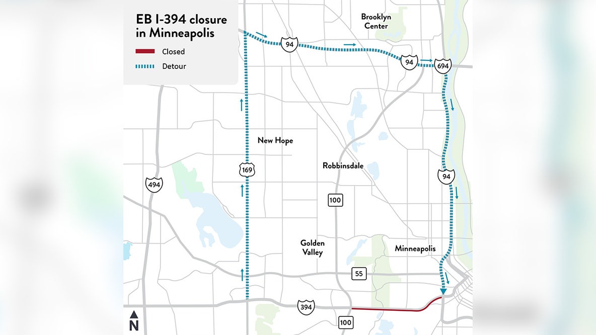 I-394 closure will affect commute into downtown Minneapolis Sept. 18-21