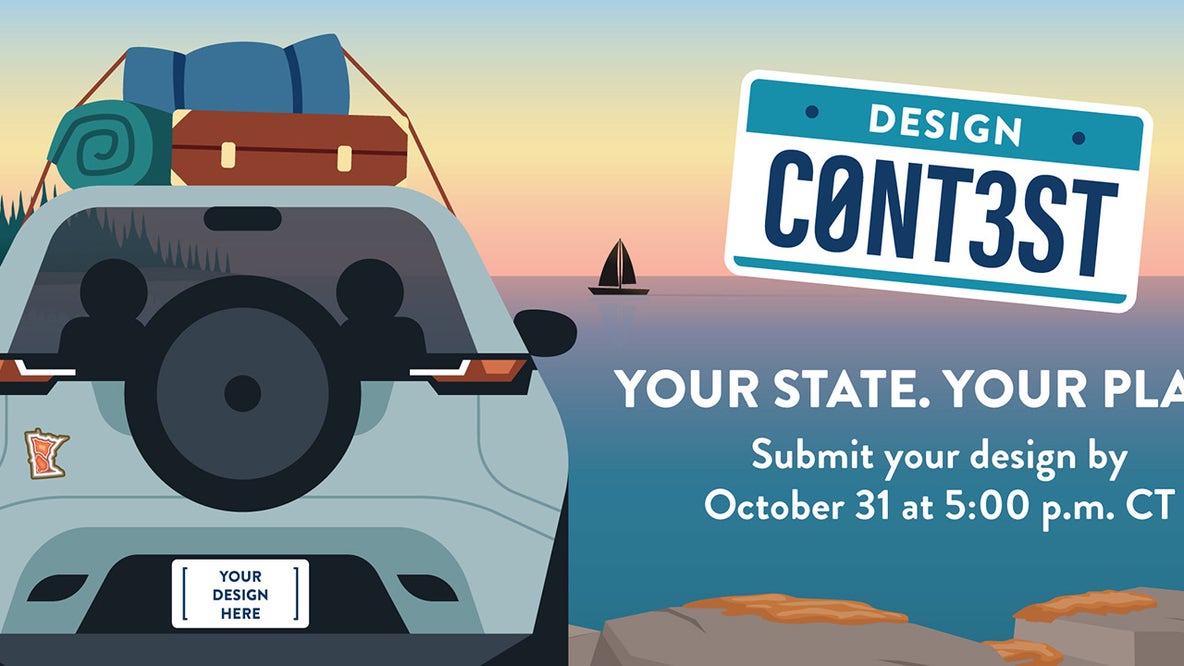 MN State Parks license plate contest accepting design entries