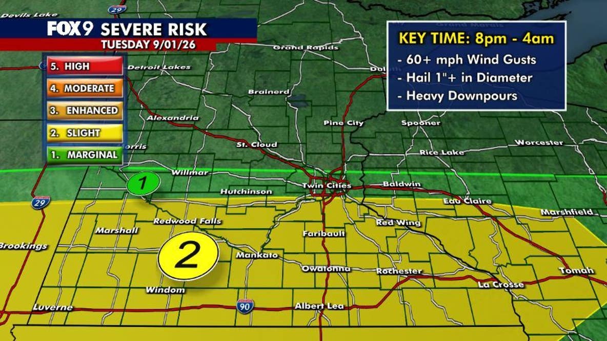 Minnesota weather: Filtered sunshine before storm chances return Tuesday night