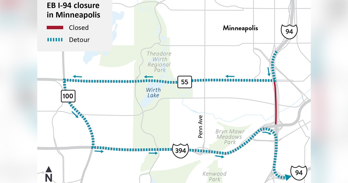 Minneapolis I-94 closure: Eastbound lanes shut down Sept. 25-28 for bridge repairs