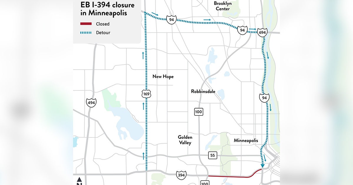 I-394 closure will affect commute into downtown Minneapolis Sept. 18-21