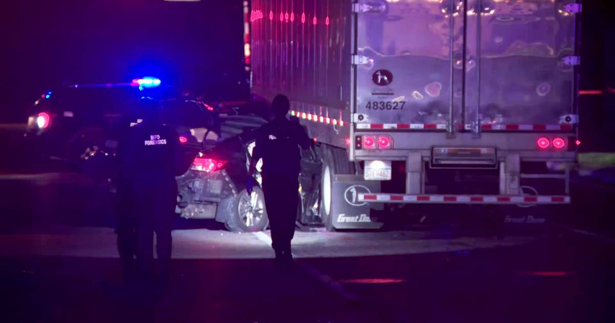 Minneapolis crash: 3 dead, 4 hospitalized after car hits semi