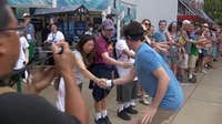 State Fair shuts down Congressional candidate Matt Little's world handshake record attempt