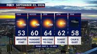 Minnesota weather: Pleasant first day of fall as sunshine returns Tuesday